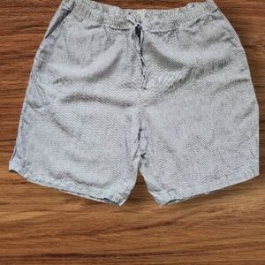 J. Jill Blue  Linen Shorts Size 3x
